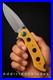 Custom Melvin Lozada S35VN Custom Titanium Knife Apollo 3.5 Micarta Scales