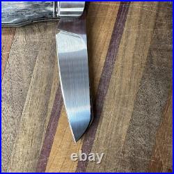 Custom Michael Du Plessis Giraffe Bone Sheepsfoot Slipjoint Folder Folding Knife