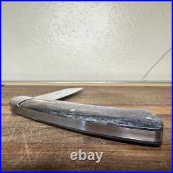Custom Michael Du Plessis Giraffe Bone Sheepsfoot Slipjoint Folder Folding Knife