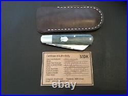 Custom Michael Duplessis Knives- MDK Sheepsfoot Slipjoint Folder Folding Knife