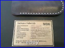 Custom Michael Duplessis Knives- MDK Sheepsfoot Slipjoint Folder Folding Knife