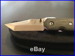 Custom Mike Hawg Franklin Anodized Linerlock Flipper Folder Knife