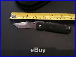 Custom Mike Hawg Franklin Anodized Linerlock Flipper Folder Knife