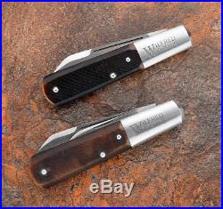 Custom Pair of Tony Bose and Kerry Hampton Barlow Slip Joint Pocket Knives Rare