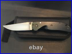 Custom Pat Crawford Knives Linerlock Flipper Folder Folding Knife