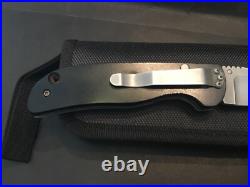 Custom Pat Crawford Knives Linerlock Flipper Folder Folding Knife