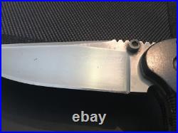 Custom Pat Crawford Knives Linerlock Flipper Folder Folding Knife
