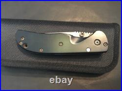 Custom Pat Crawford Knives Linerlock Flipper Folder Folding Knife