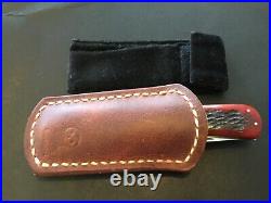 Custom Ray Cover AAAGrade Red Jigged Bone Slipjoint Folder Folding Knife