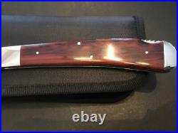 Custom Robert Bob Enders Brown Lockback like Slipjoint Folder Folding Knife