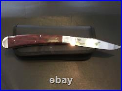 Custom Robert Bob Enders Brown Lockback like Slipjoint Folder Folding Knife