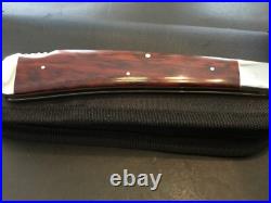 Custom Robert Bob Enders Brown Lockback like Slipjoint Folder Folding Knife