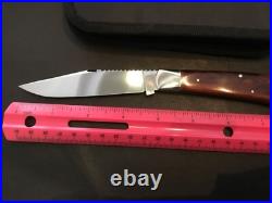 Custom Robert Bob Enders Brown Lockback like Slipjoint Folder Folding Knife