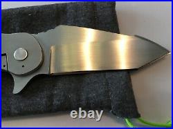 Custom Sheepdog Knives Zirconium/Carbon Flipper Folder Folding Knife