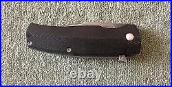 Custom Stephan Fowler JS Framelock Flipper Knife Mint