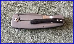 Custom Stephan Fowler JS Framelock Flipper Knife Mint