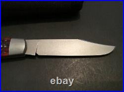 Custom T. A. Davison Jigged Bone Trapper Slipjoint Folder Folding Knife