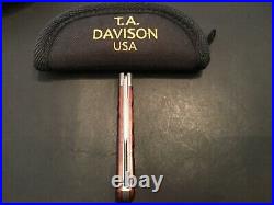 Custom T. A. Davison Jigged Bone Trapper Slipjoint Folder Folding Knife