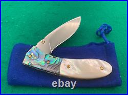 Custom Taweesak Knife 2 Colors Mother Of Pearl / Case None Better Museum Quality