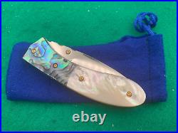 Custom Taweesak Knife 2 Colors Mother Of Pearl / Case None Better Museum Quality