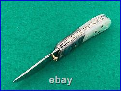 Custom Taweesak Knife Mother Of Pearl / Case None Better Museum Quality Rare 1