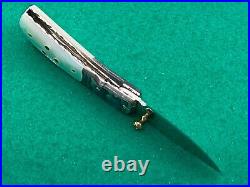 Custom Taweesak Knife Mother Of Pearl / Case None Better Museum Quality Rare 1
