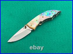 Custom Taweesak Knife Mother Pearl, Case None Better Museum Quality Rare 29
