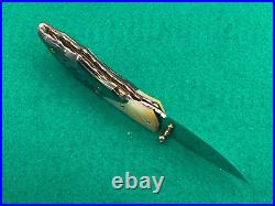 Custom Taweesak Knife Mother Pearl, Case None Better Museum Quality Rare 29