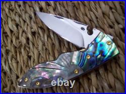 Custom Thailand Knife / Black Pearl / Abalone / New 2017