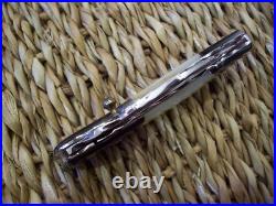 Custom Thailand Knife / Gold Mother Of Pearl / Black Pearl / New 2016