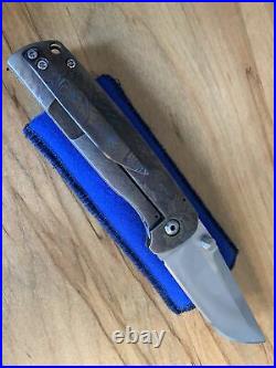 Custom Tim Curry Ronin Folder S35VN Steel Timascus Clip USED