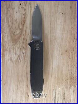 Custom Titanium Flipper Knife US Made