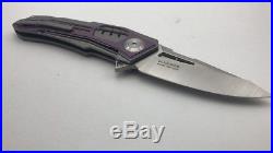 Custom Titanum MaxaceTANK M390 Satin Combat Tactical Flipper Bearing Knife NEW