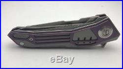 Custom Titanum MaxaceTANK M390 Satin Combat Tactical Flipper Bearing Knife NEW