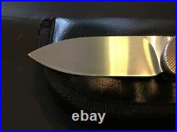 Custom Trevor Burger EXK CFL Ti/Damas Flipper Folder Folding Knife