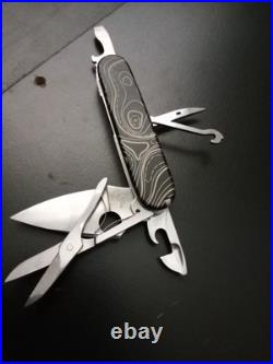 Custom Victorinox With Spyderco Dragonfly And Titanium Scales