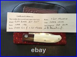 Custom Willem Steenkamp City Knife Slipjoint Folder Folding Knife