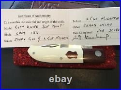 Custom Willem Steenkamp City Knife Slipjoint Folder Folding Knife