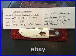 Custom Willem Steenkamp City Knife Slipjoint Folder Folding Knife