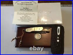 Custom William Henry Knives B10 Mayan Gold Ltd. Edition Flipper Folder Knife