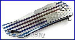 DDR Darrel Ralph Custom Dominator 35 Patriot American Flag 3.5 Folding Knife