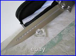 DDR darrel ralph mad maxx 7 gibbs withflames hand ground/hand satin custom knife