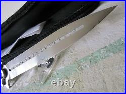 DDR darrel ralph mad maxx 7 gibbs withflames hand ground/hand satin custom knife