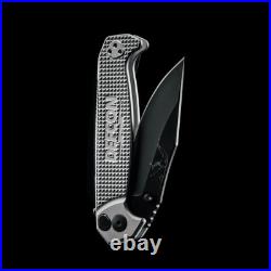 DEFCON x Half Face Blades Crow Folder Knife LE 300