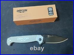 DEFCON x Half Face Blades Crow Folder Knife LImited Edition #163 of 300 New