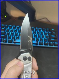 DEFCON x Half Face Blades Crow Folder Knife LImited Edition #163 of 300 New