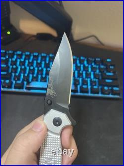 DEFCON x Half Face Blades Crow Folder Knife LImited Edition #163 of 300 New