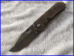 DSK TACTICAL GF2 CPM 154 Acid Washed Blade With Custom Handle Scales