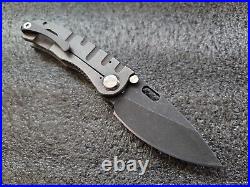 DSK Tactical/Dan Sullivan Knives Diamondback V3, Overbuilt Milled Apocalyptic Ti