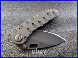 DSK Tactical/Dan Sullivan Knives Diamondback V3, Overbuilt Milled Apocalyptic Ti